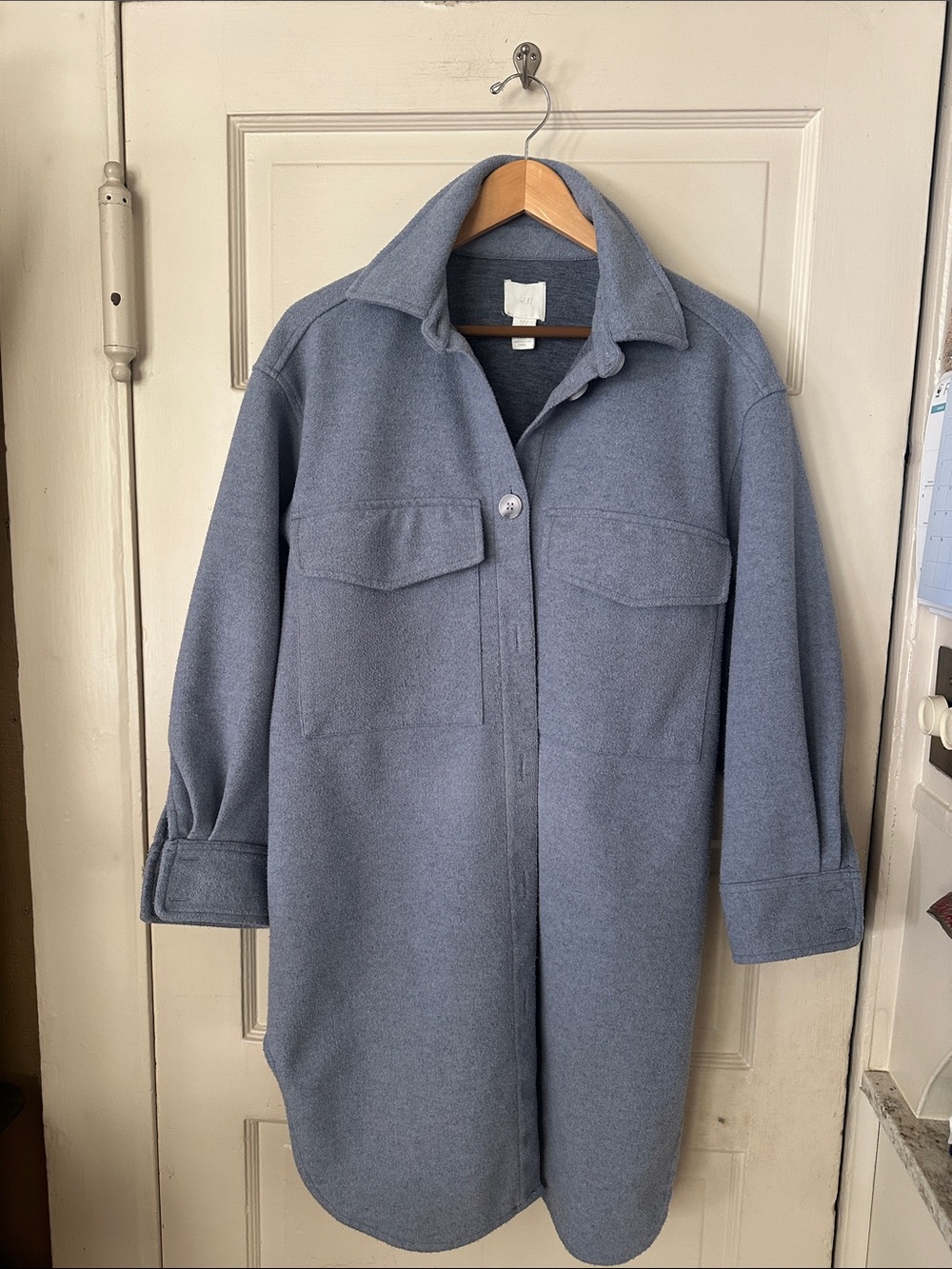 H & M Long Shirt Jacket